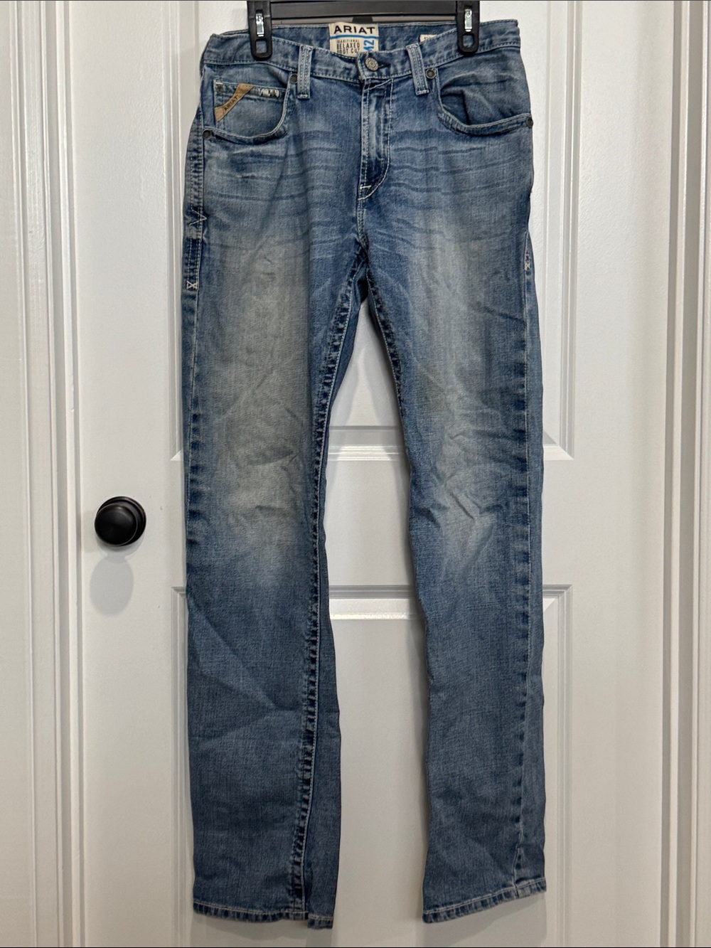Ariat Men's Light Blue Bootcut Denim Jeans